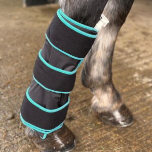Equine tendon wrap for cryotherapy machine.