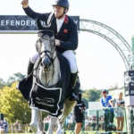 Oliver Townend riding a horse